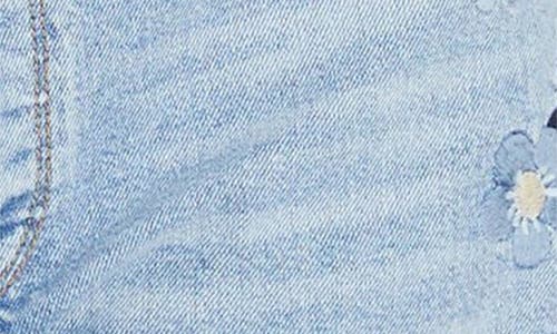 Driftwood Aria X Boogie Remix Cuffed Denim Shorts In Blue