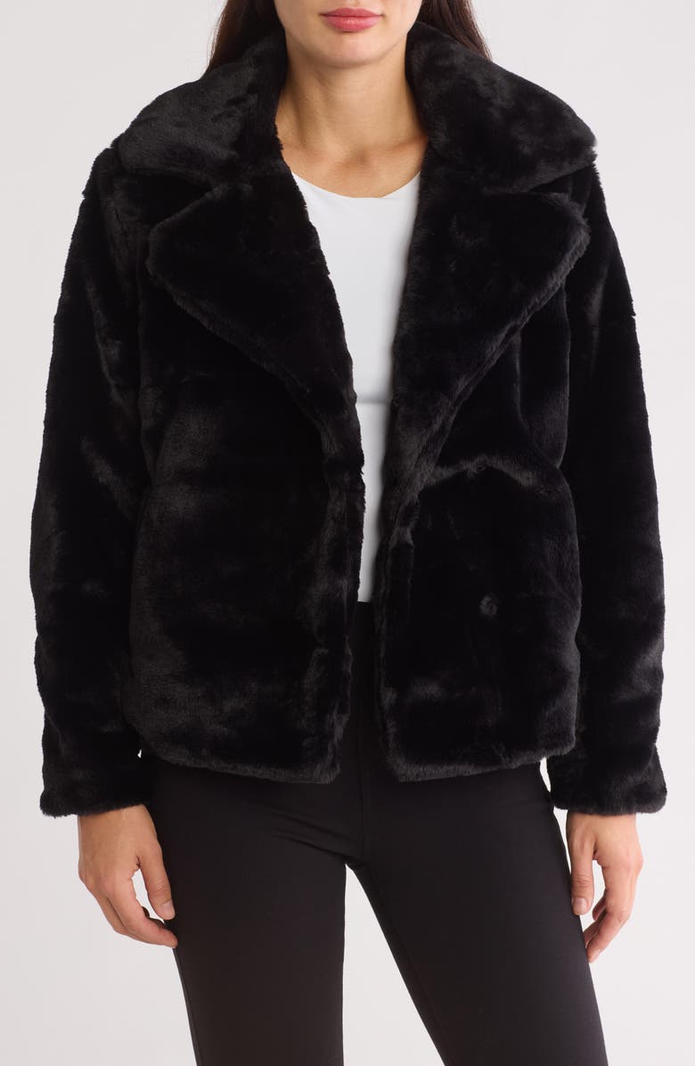 Sam Edelman Faux Fur Notch Collar Jacket | Nordstromrack