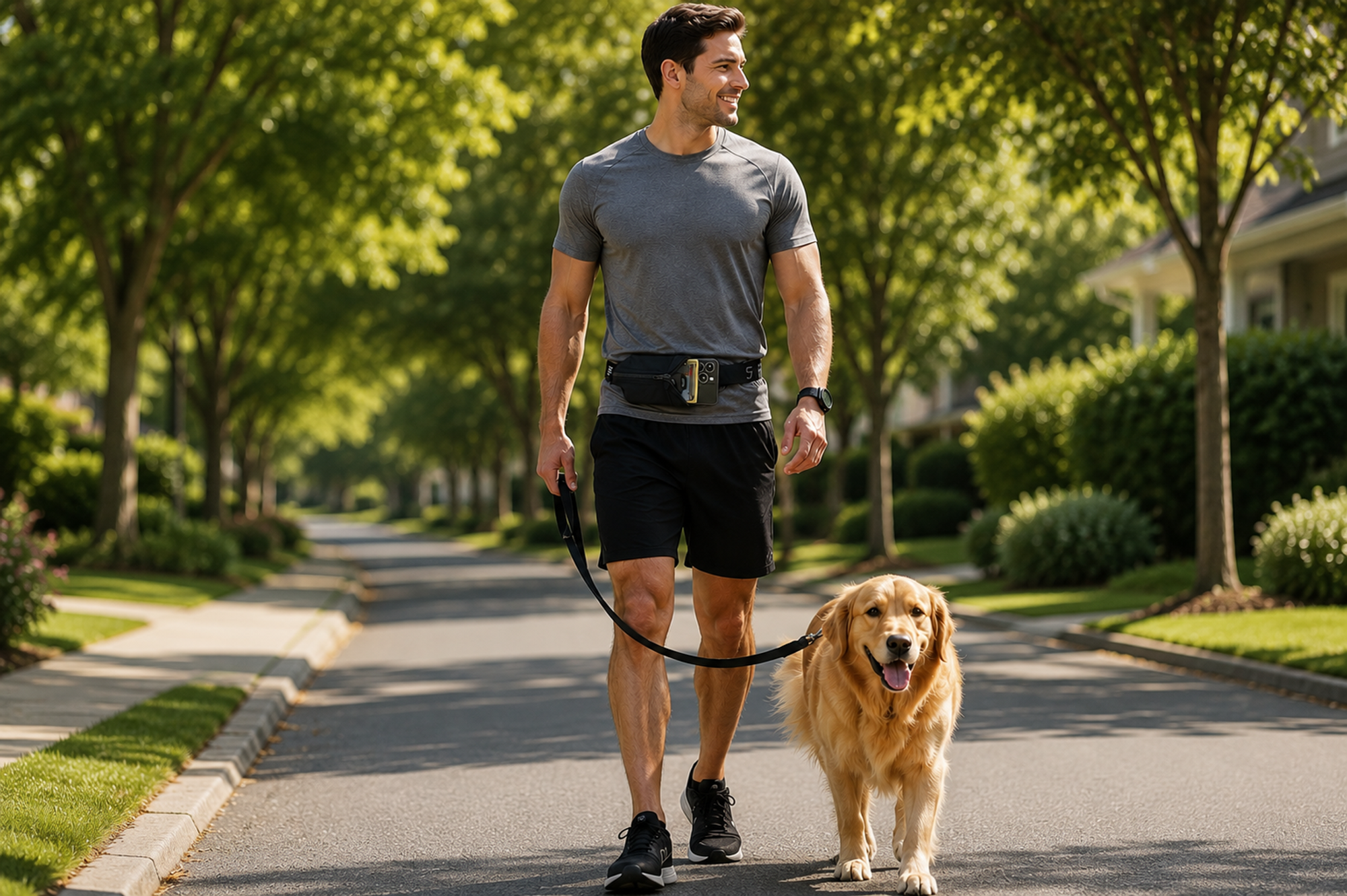 The Original Running Belt, Alternate, color, Black