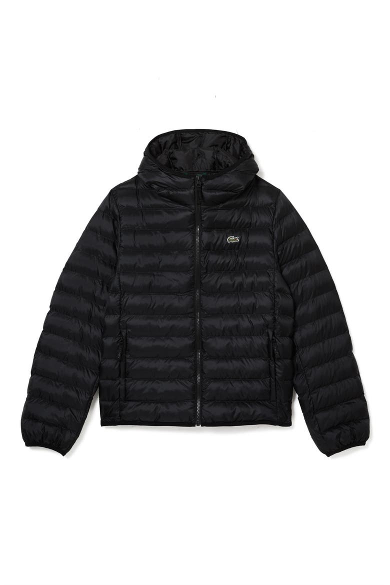 Quilted Puffer Coat, Main, color, 031 NOIR