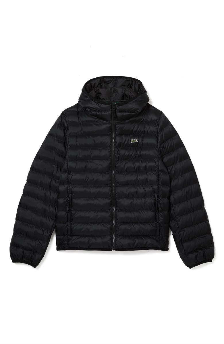 Lacoste Quilted Puffer Coat, Main, color, 