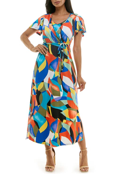 Tie Waist Maxi Dress