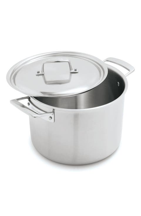 Essential 5-Ply 8-Quart Stainless Steel Stockpot & Lid