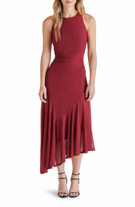 Steve Madden Laney Asymmetric Mesh Dress