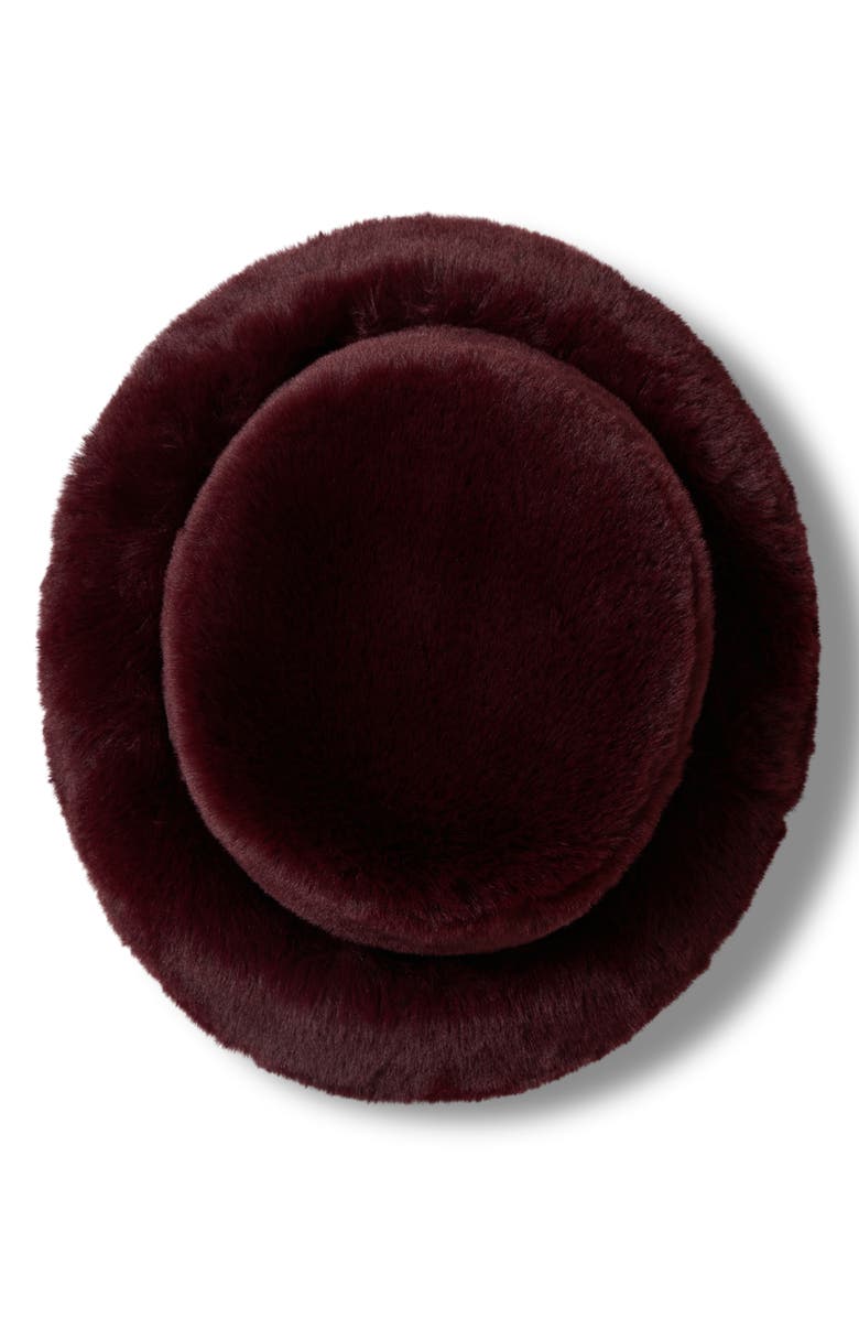 Brixton Dion Faux Fur Packable Hat, Alternate, color, Port