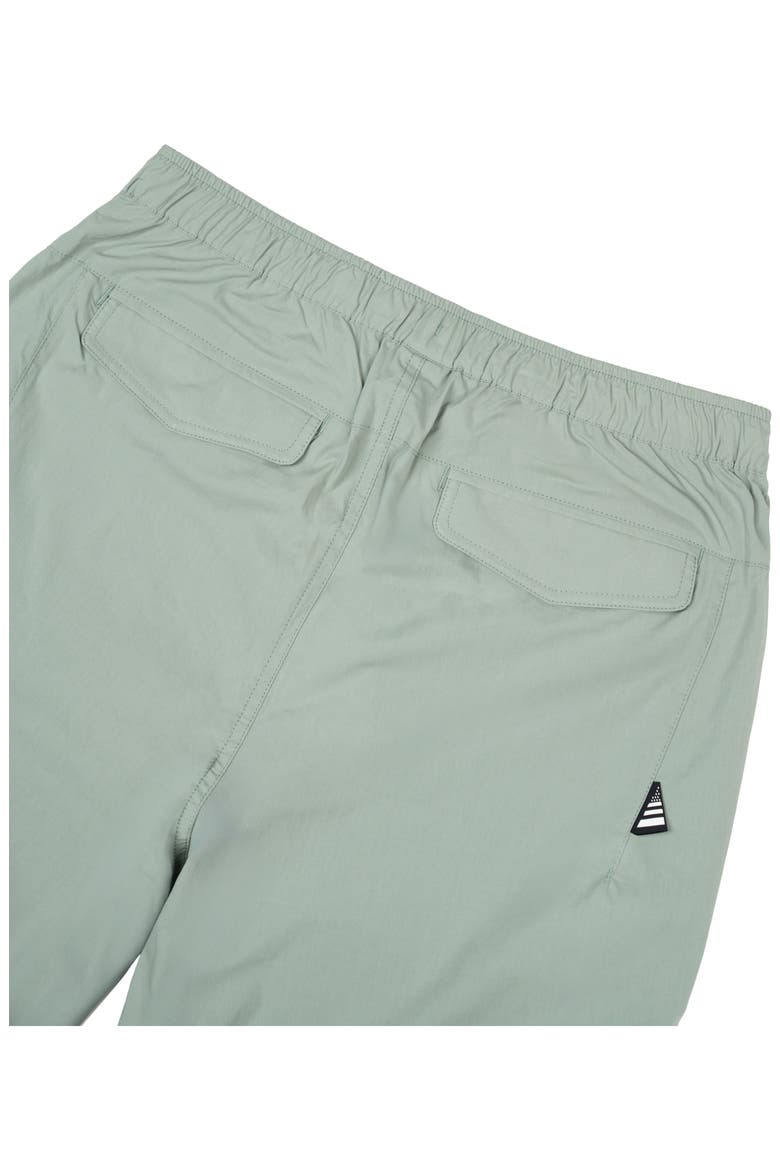 Cotton Blend Utility Shorts, Alternate, color, SAGE