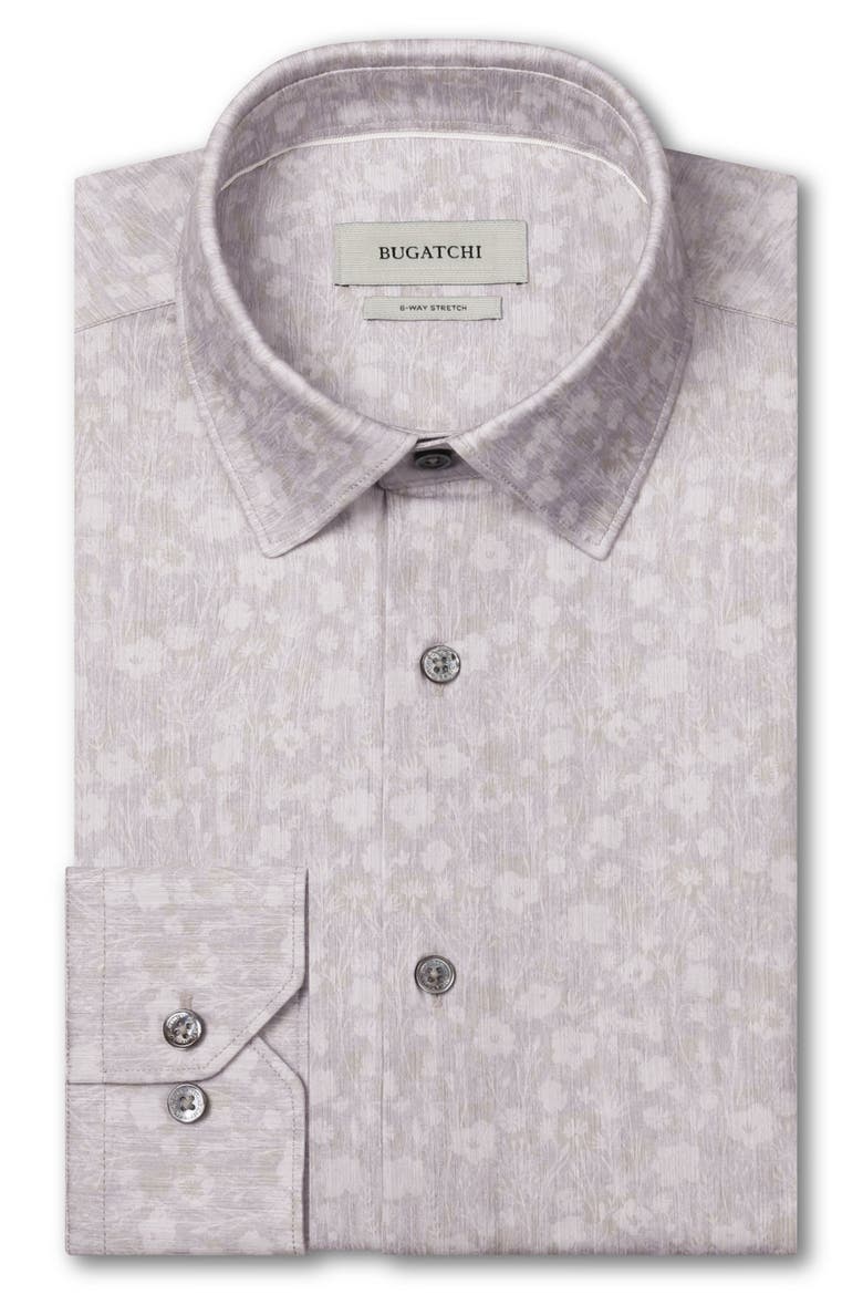 James OoohCotton Long Sleeve Stretch Button Up Shirt, Alternate, color, SAND