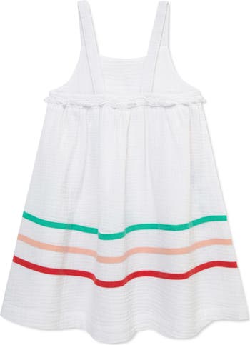 Kids' Colorful Vines Cotton Gauze Sundress