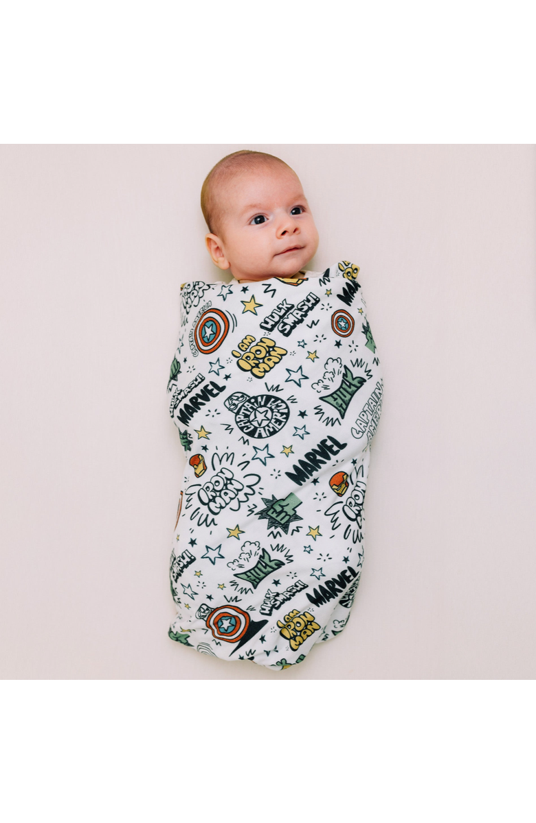 Milk Snob MARVEL Baby Blaket, Alternate, color, Mighty Heroes