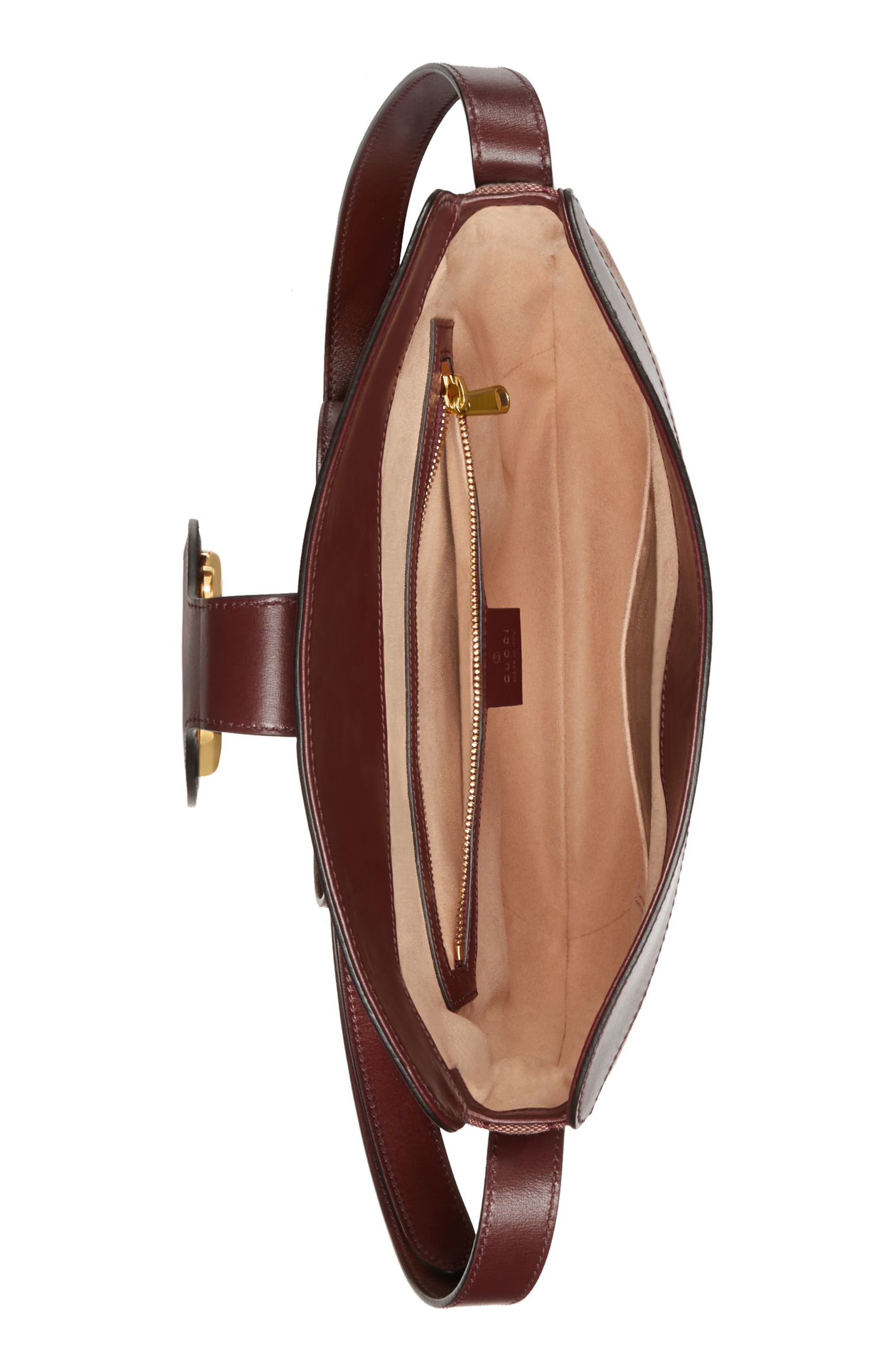 Gucci Medium GG Canvas & Leather Shoulder Bag, Alternate, color, 