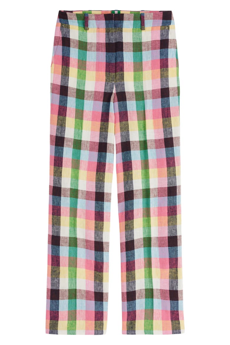 Canonbury Linen Pants, Alternate, color, PINK/ SOFT YELLOW MULTI