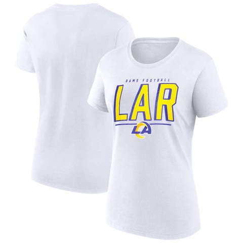 Women's Fanatics White Los Angeles Rams Cheerleader T-Shirt