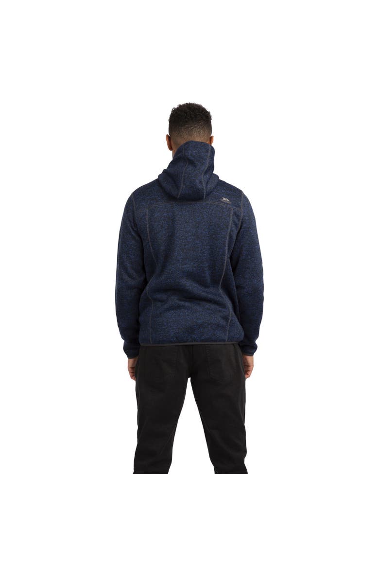 Odeno B Marl Fleece Jacket, Alternate, color, Navy