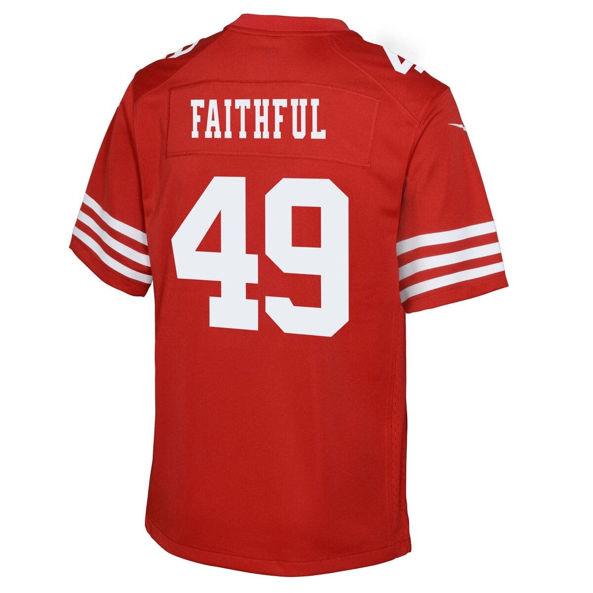 Youth Nike The Faithful Scarlet San Francisco 49ers Team Game