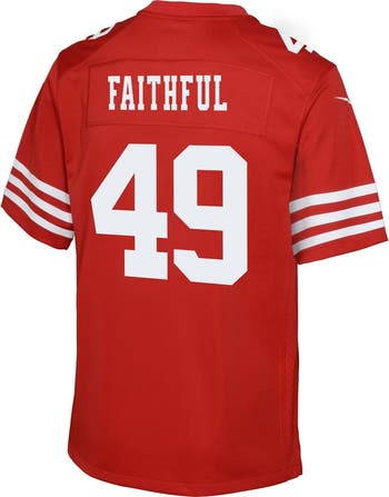 Nike Youth Nike The Faithful Scarlet San Francisco 49ers Team Game