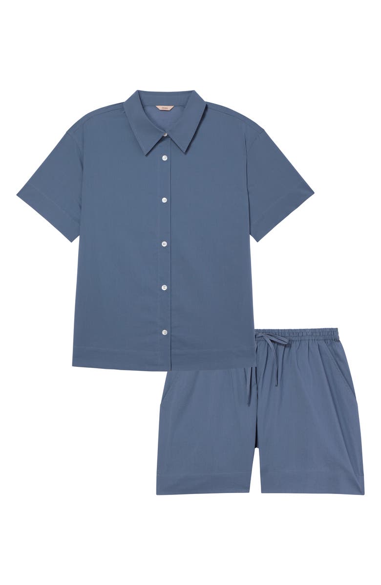 Eberjey Organic Cotton Woven Short Pajamas, Alternate, color,