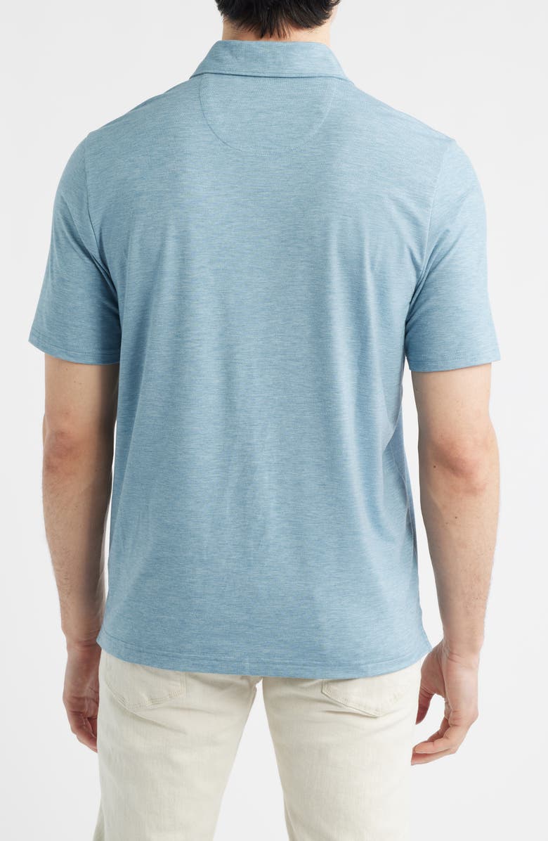 Johnston & Murphy XC Apex Performance Polo, Alternate, color, Green Heather