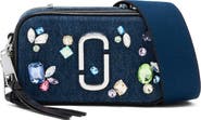 Marc Jacobs The Gem Denim Snapshot Crossbody Bag