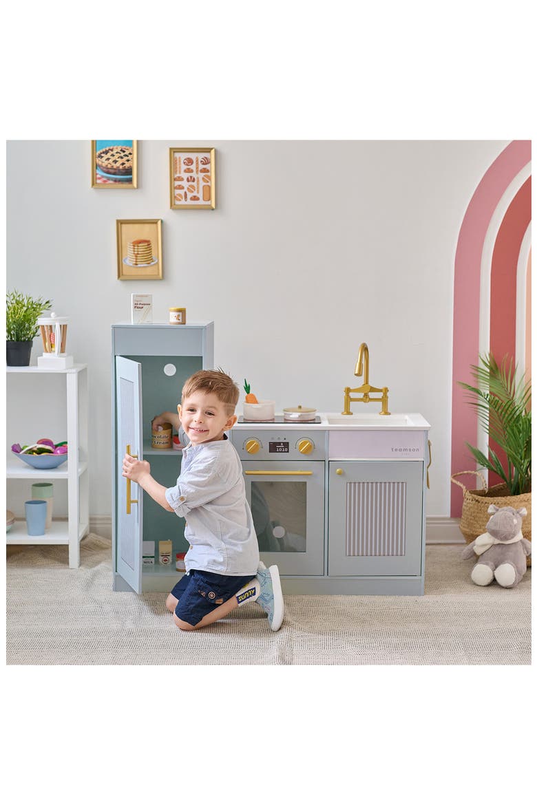 Little Chef Chester Play Kitchen & Accessories, Alternate, color, BLUE