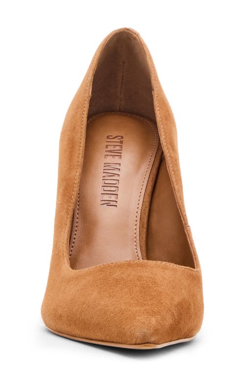 Steve Madden Noir Pointed Toe Pump In Brown