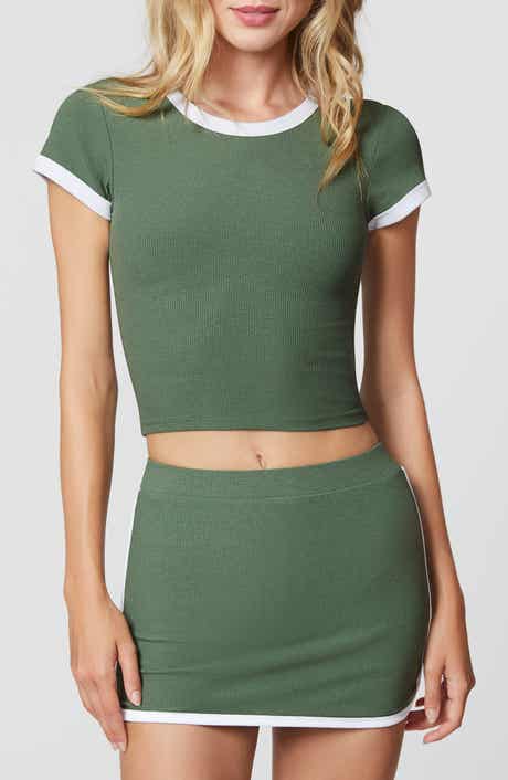 Florence by Mills Tipped Crewneck Rib T-Shirt