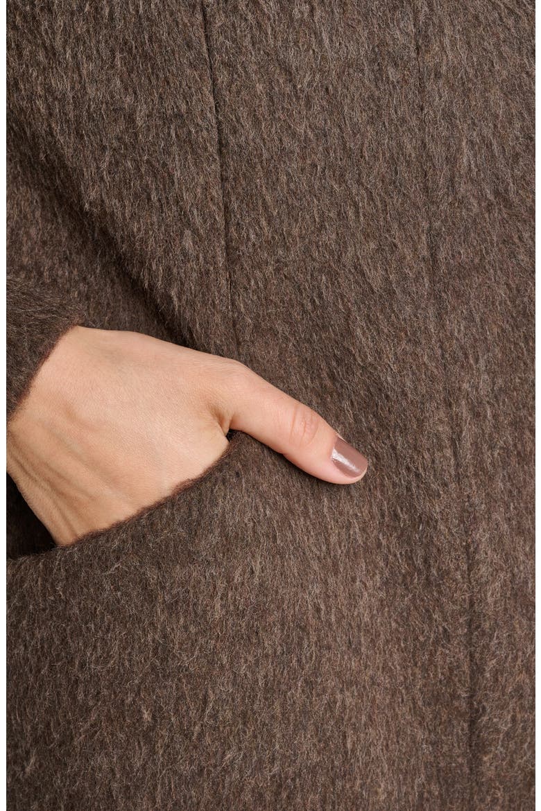 Addison Eyelash Wrap Coat, Alternate, color, TRUFFLE