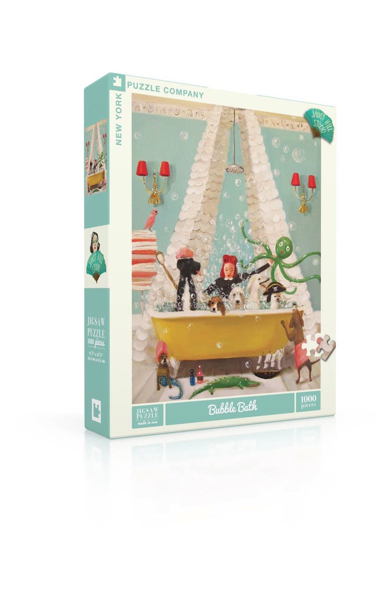 NEW YORK PUZZLE COMPANY Bubble Bath 1000 Piece Puzzle, Alternate, color, NO COLOR