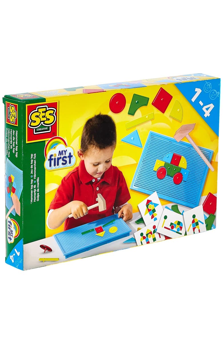 SES Creative My First Hammer Tap Tap, Kids Age 1+, Alternate, color, Multicolored