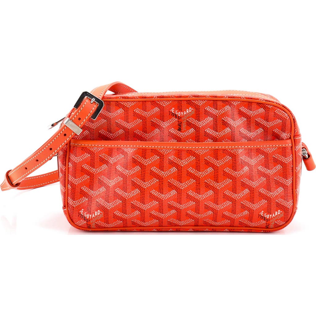 Pre-owned Goyard Goyard Cap Vert Bag Coated Canvas In Pink