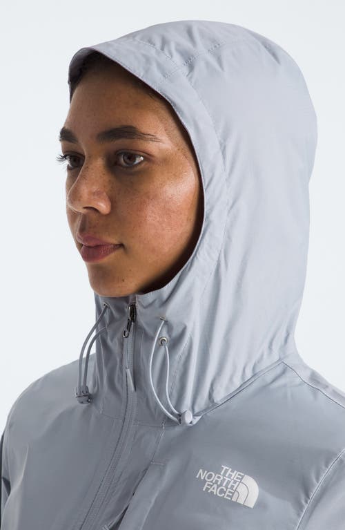 The North Face Alta Vista Hooded Water Repellent Jacket In Gray