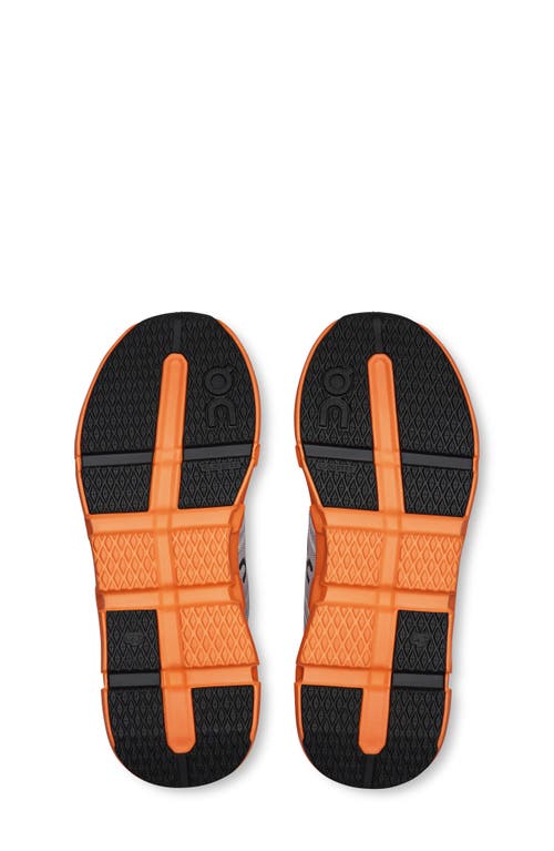 On Unisex Cloudswift Kids Running Sneakers - Toddler, Little Kid In Alloy/tangerine