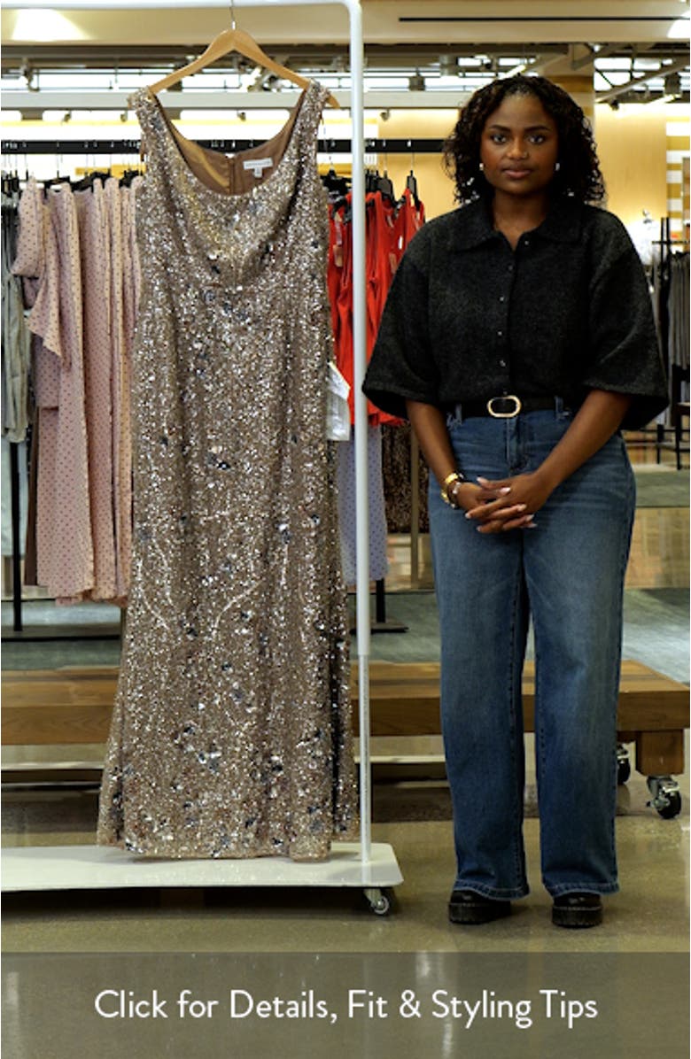 Josie Sequin Mermaid Gown, sales video thumbnail