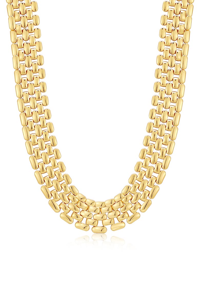 Luv AJ Celine Chain Link Necklace, Main, color, 