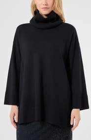 Marina Rinaldi Cashmere Sweater with Removable Collar
