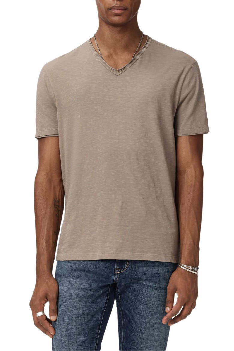 Miles Slub Cotton T-Shirt, Main, color, HAZE GREY