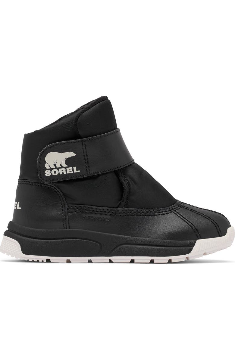 SOREL Kids' Whitney III Waterproof Boot, Alternate, color, Black/ Sea Salt
