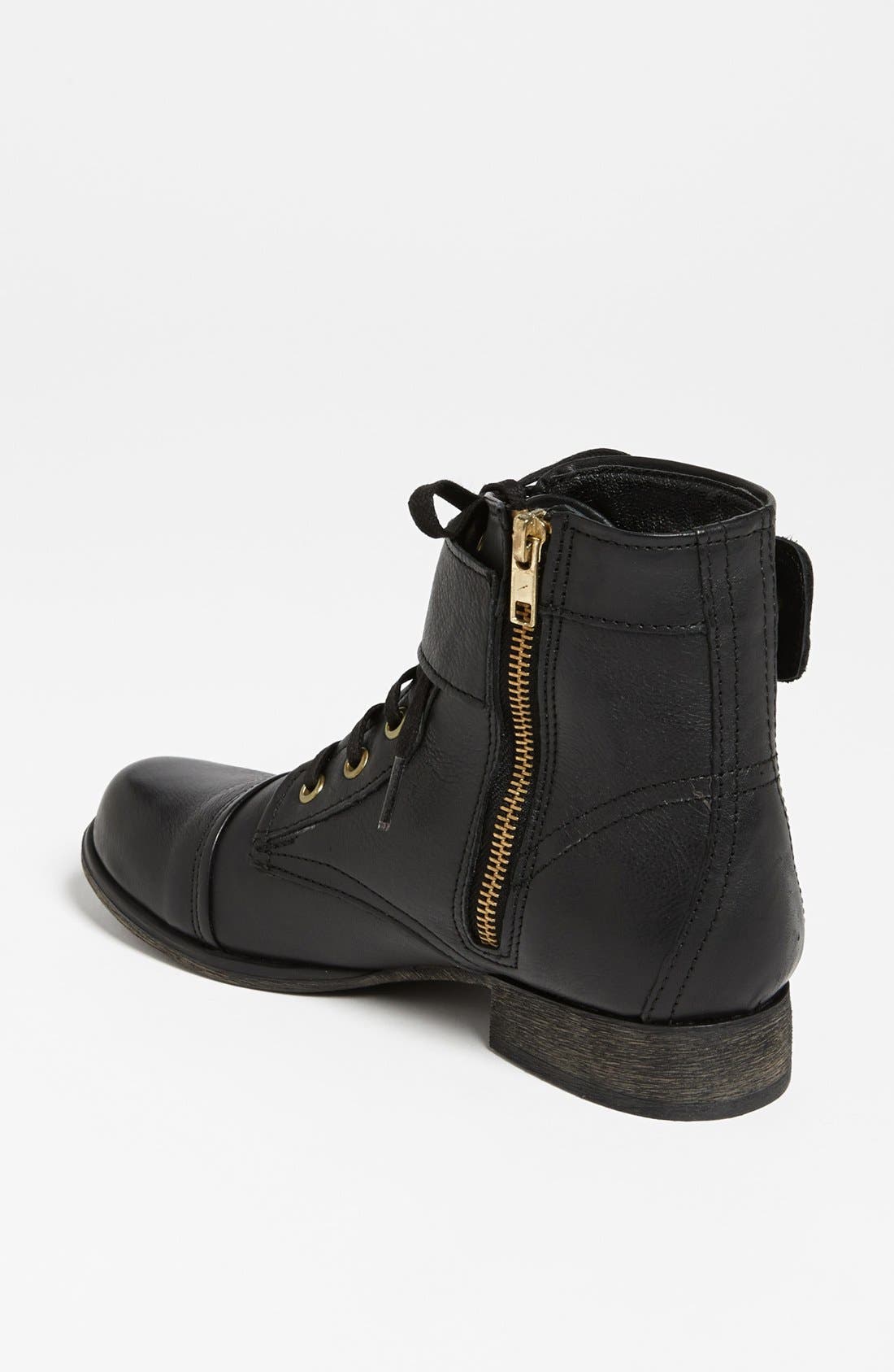 'Tennasee' Boot, Alternate, color, BLACK LEATHER