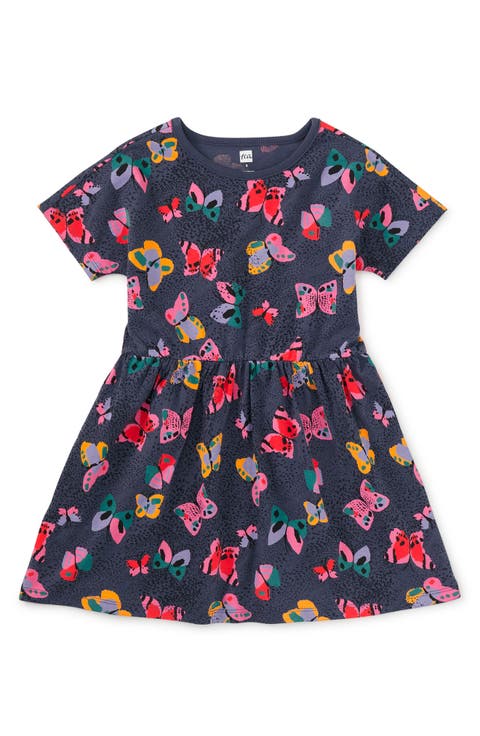 Short Sleeve Twirl Dress