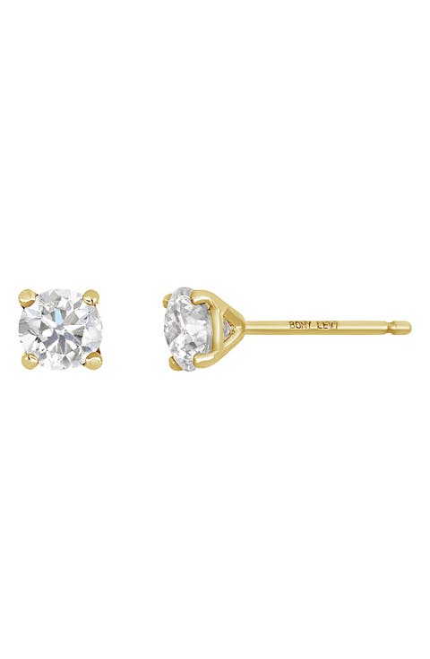 14K Gold Prong Diamond Stud Earrings - 0.75 ctw. (Nordstrom Exclusive)