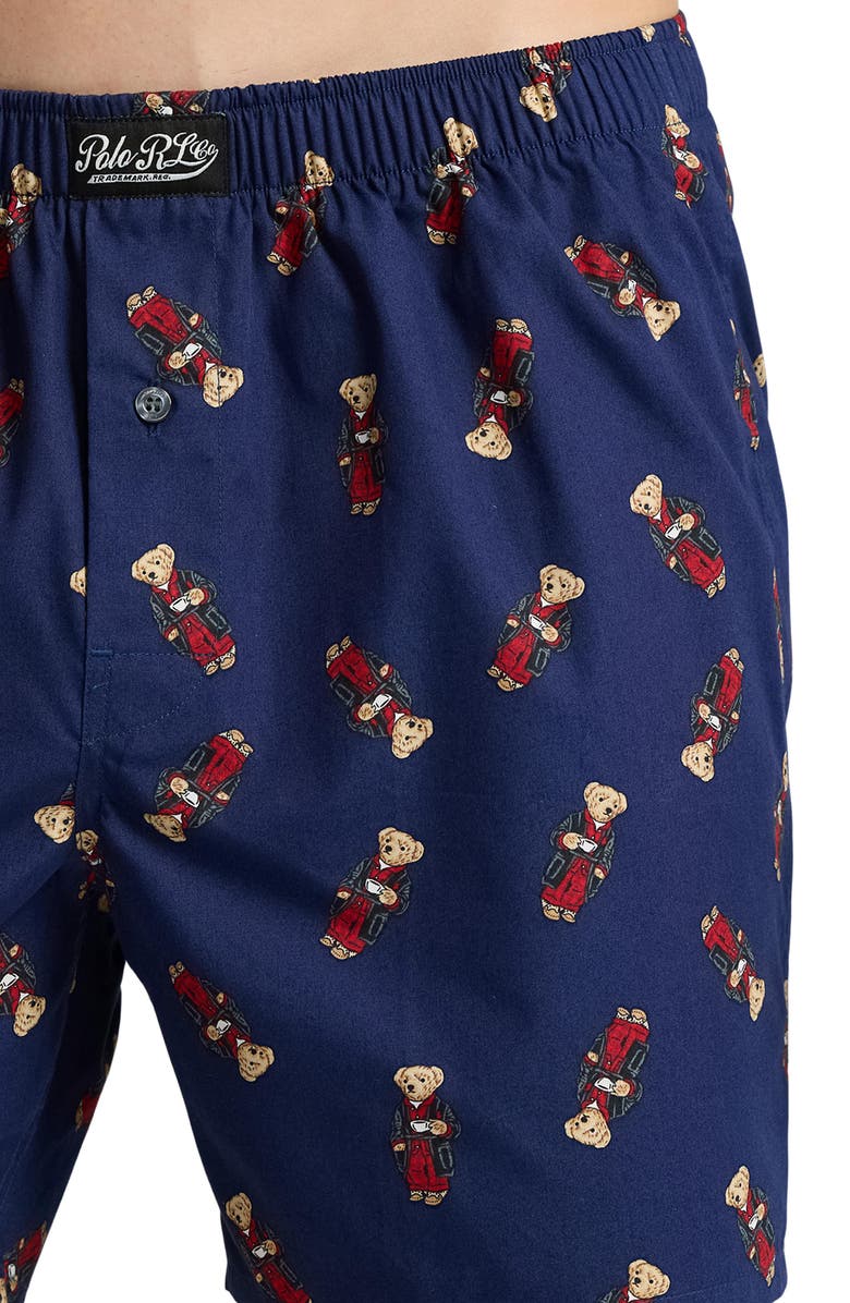 Polo Ralph Lauren Bear Cotton Boxers, Alternate, color, 