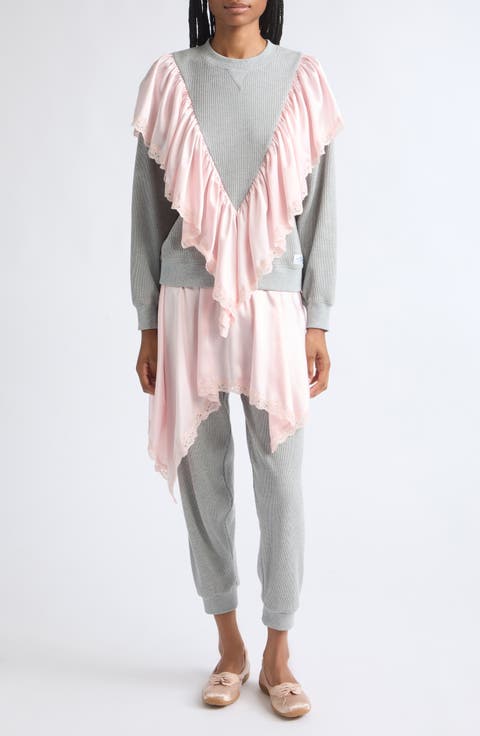 Tumble Waffle Knit Sweatshirt