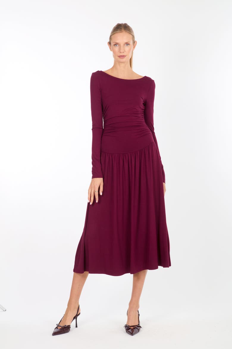 Florence Dress, Alternate, color, Garnet