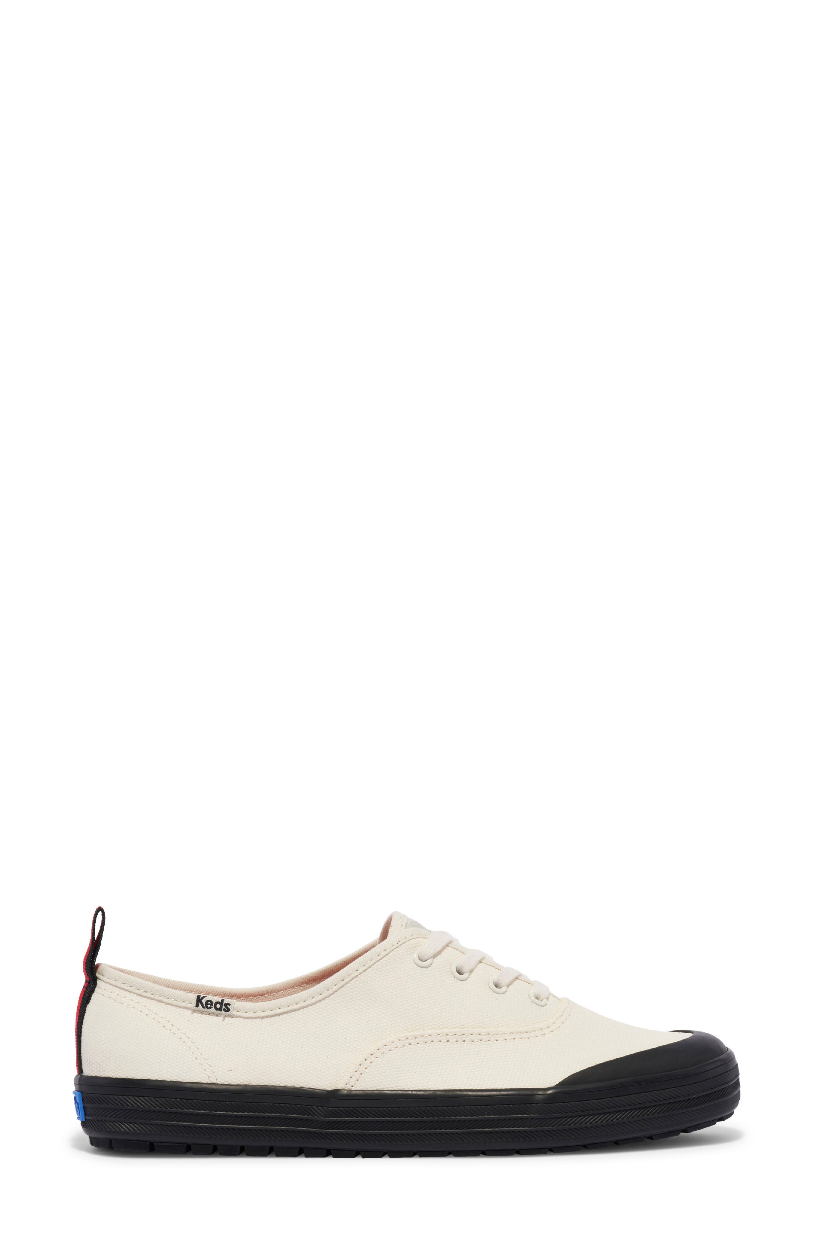 Keds<sup>®</sup> Champion Toe Rand Sneaker, Alternate, color, White/ Black