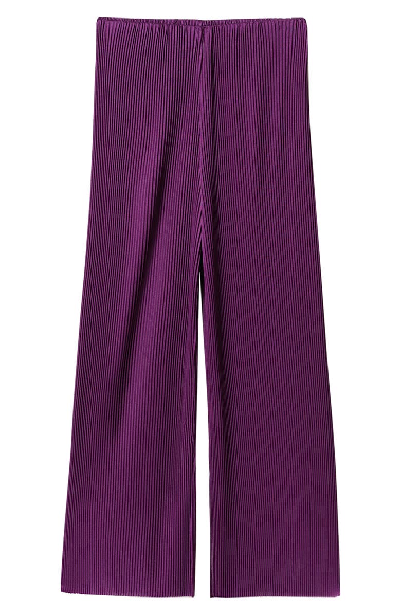 MANGO Pleated Palazzo Pants, Alternate, color,
