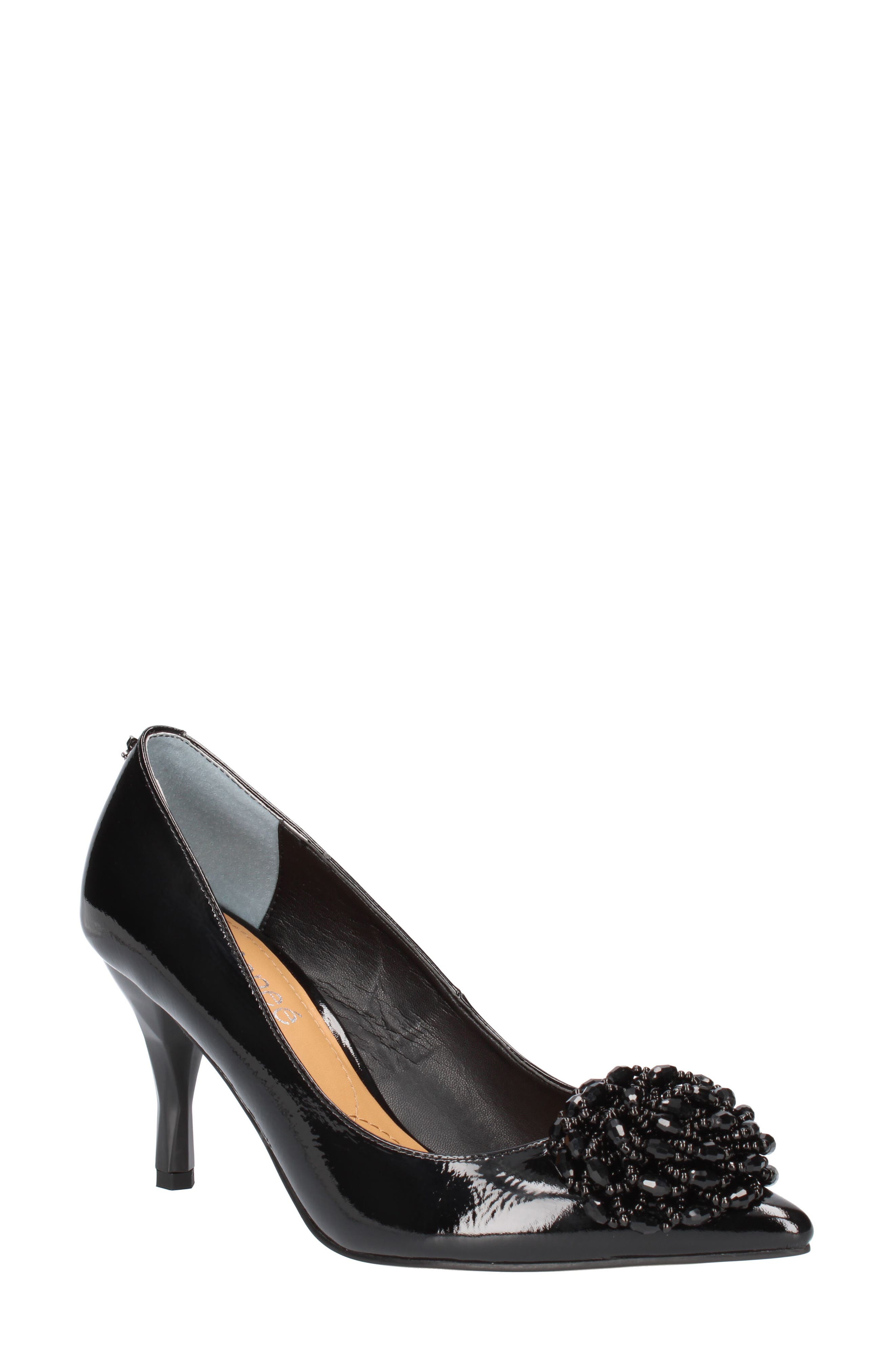 J. Reneé Premita Embellished Pointed Toe Pump, Main, color, 
