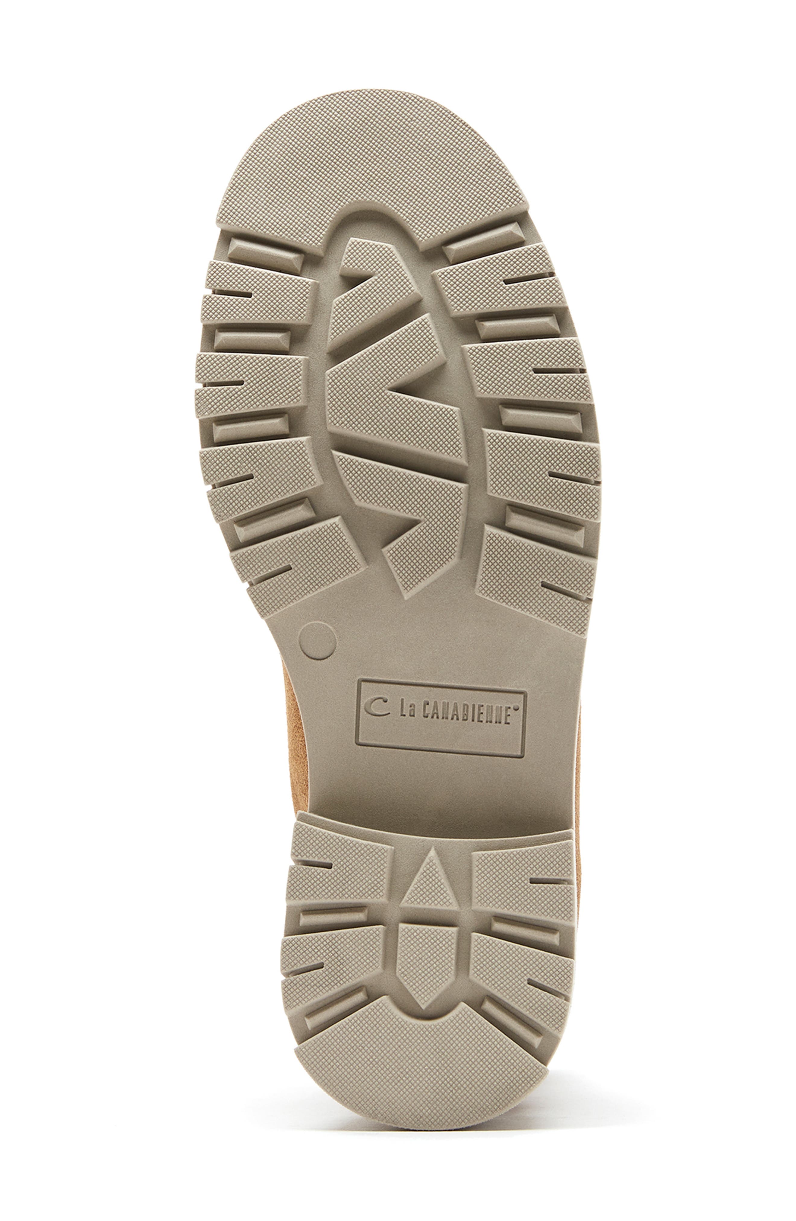 La Canadienne Delta Genuine Shearling Lined City Dry<sup>™</sup> Waterproof Bootie, Alternate, color, Toffee Suede
