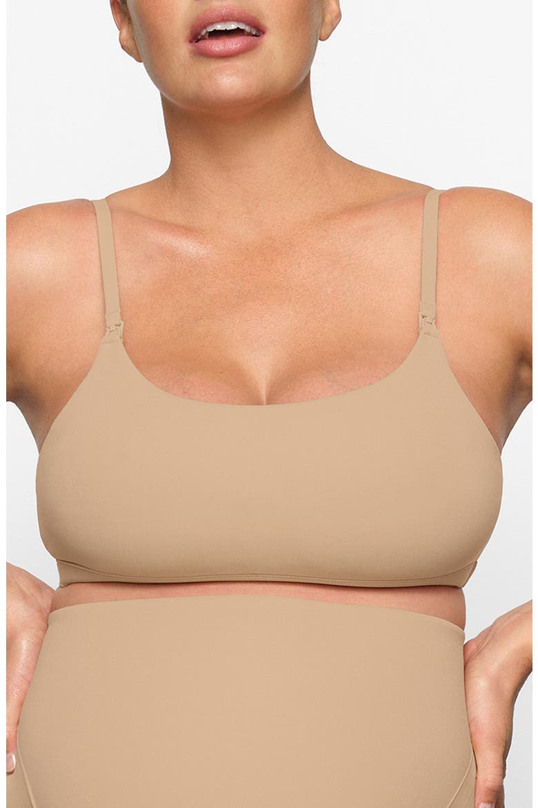 Fits Everybody Maternity/Pumping Bra, Main, color, CLAY