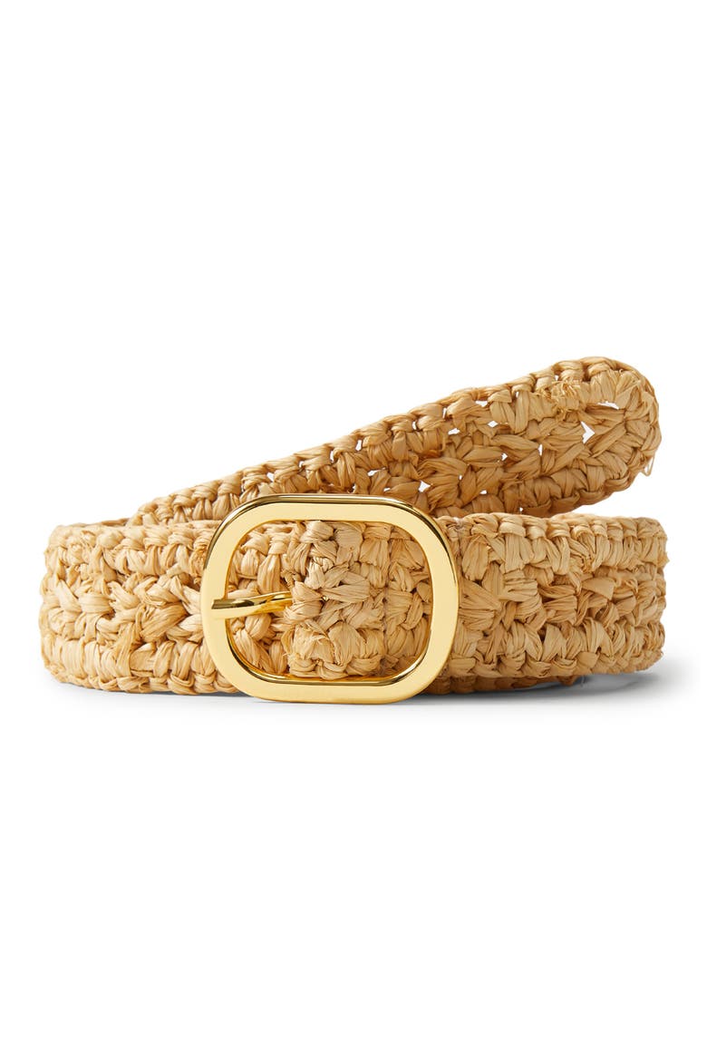 Raffia Loop Belt, Alternate, color, NATURAL