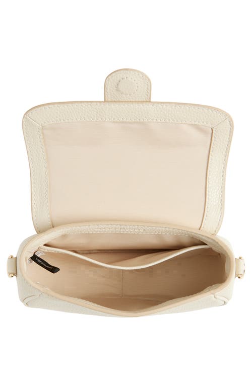 Marc Jacobs The J Marc Clover Pebble Crossbody Bag In White