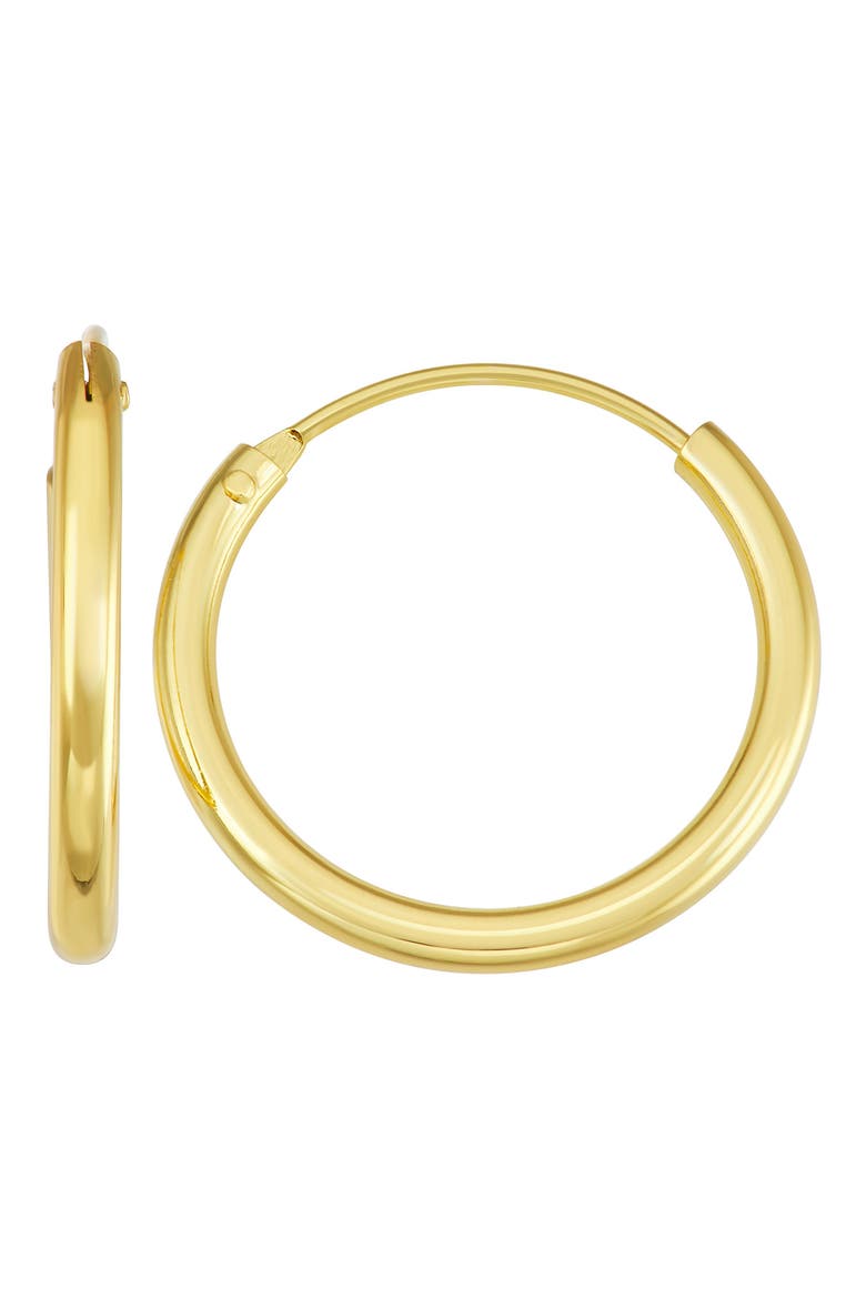 Slim Hoop Earrings, Main, color, GOLD